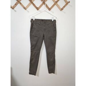 CAbi Acorn "The Scout" Trouser Pant Skinny Leg Olive Green Women's - Size 4